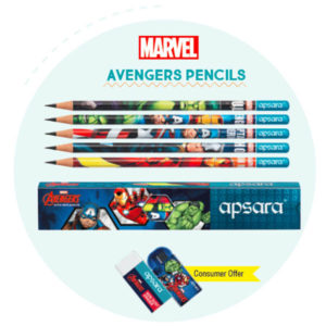 Apsara Marvel Avengers Pencils (10 pc pack)