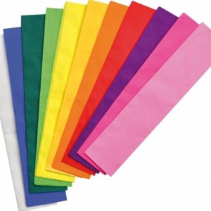 Coloured Crepe Paper