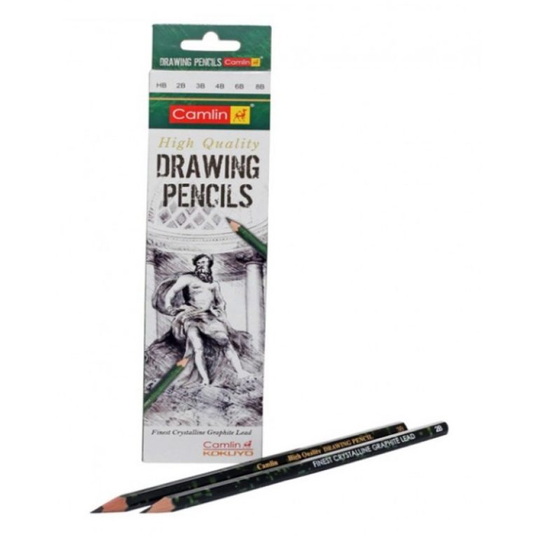 Camlin High Quality Drawing Pencils HB / 2B / 4B / 6B / 8B / 10B