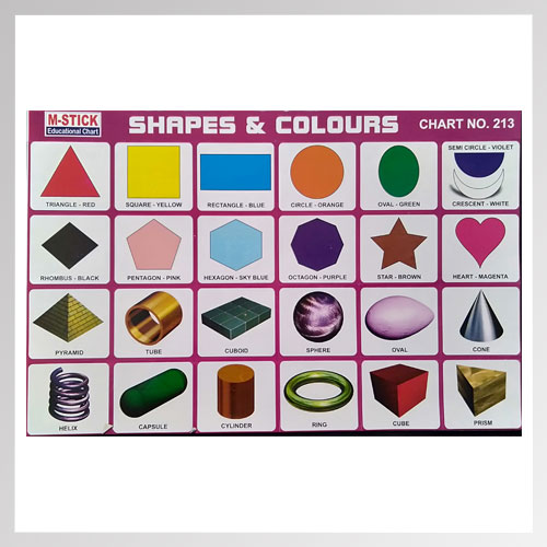 Sticker Shape & Colours - Online Stationery Trivandrum